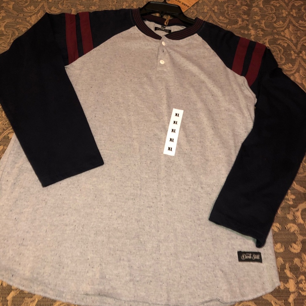 Dark Seas Long Sleeve Henley